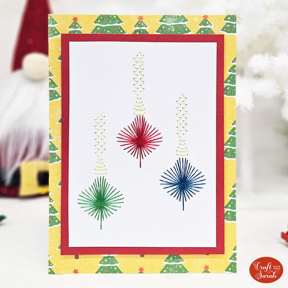 Card Stitching Patterns: Paper Embroidery on Cards! - Craft with Sarah