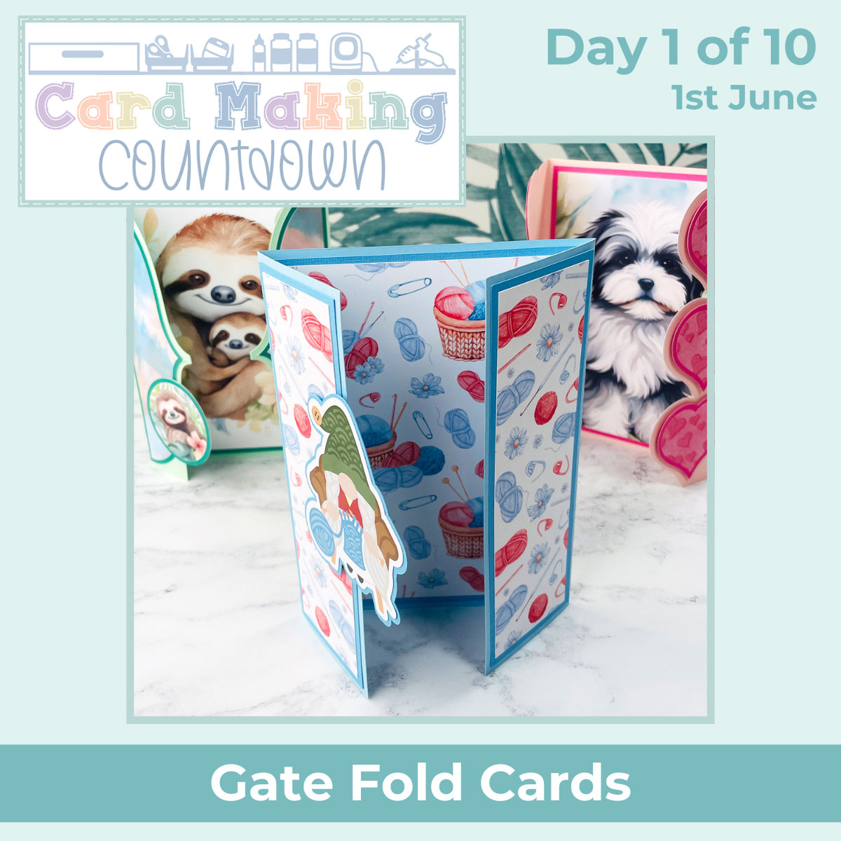 Gate fold card templates
