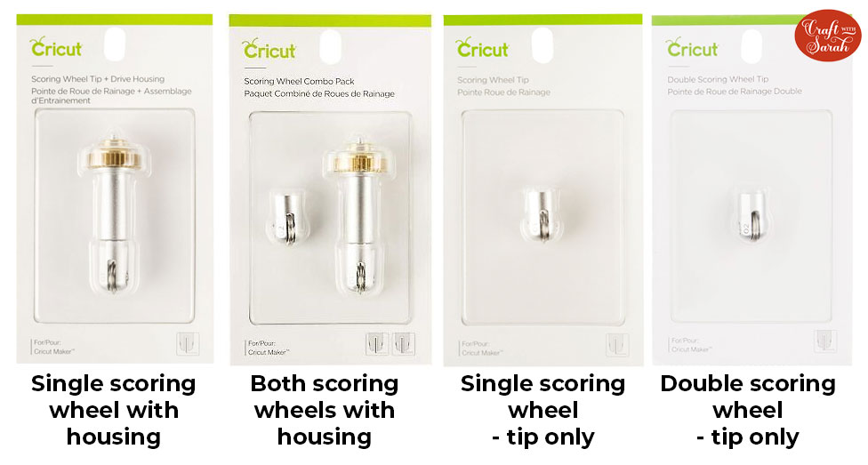 Cricut scoring wheel types