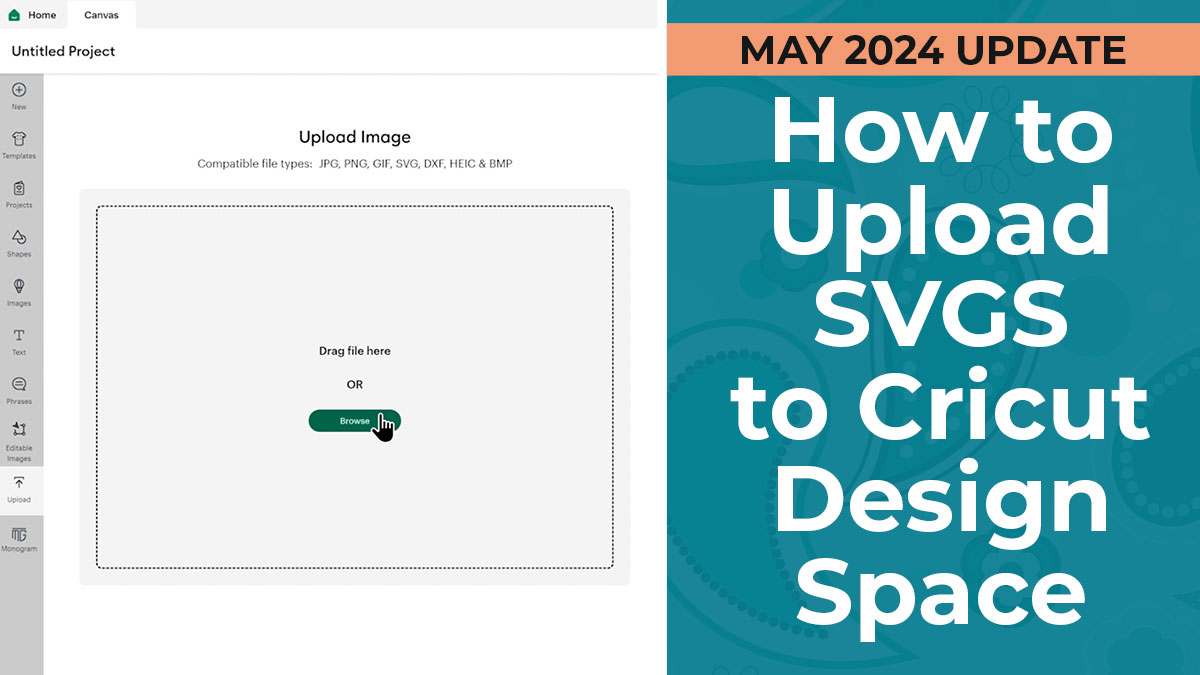 How to Upload SVGs to Cricut Design Space