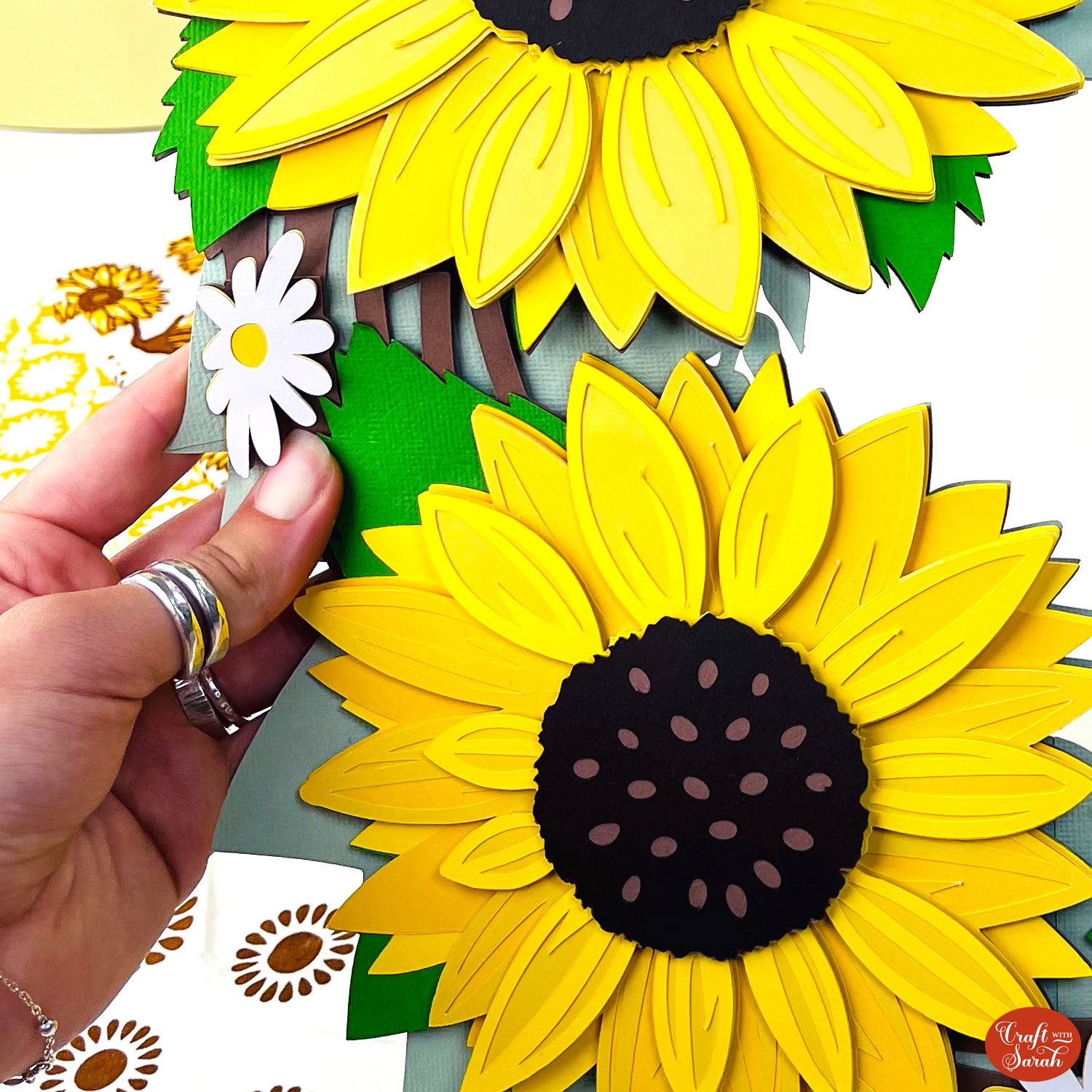 How to make paper sunflowers