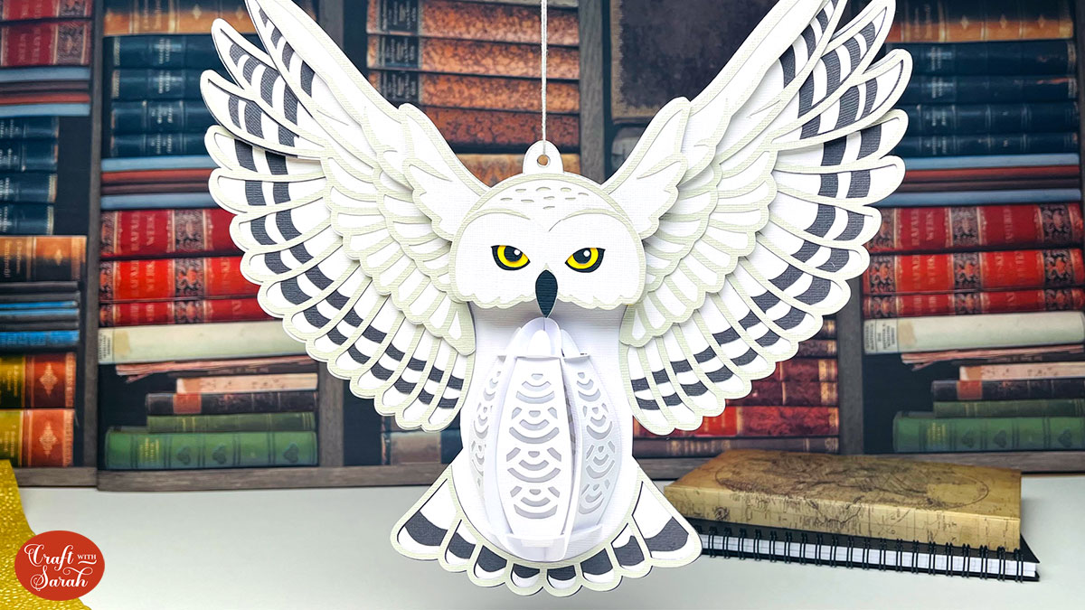 3D Snowy Owl Craft Project