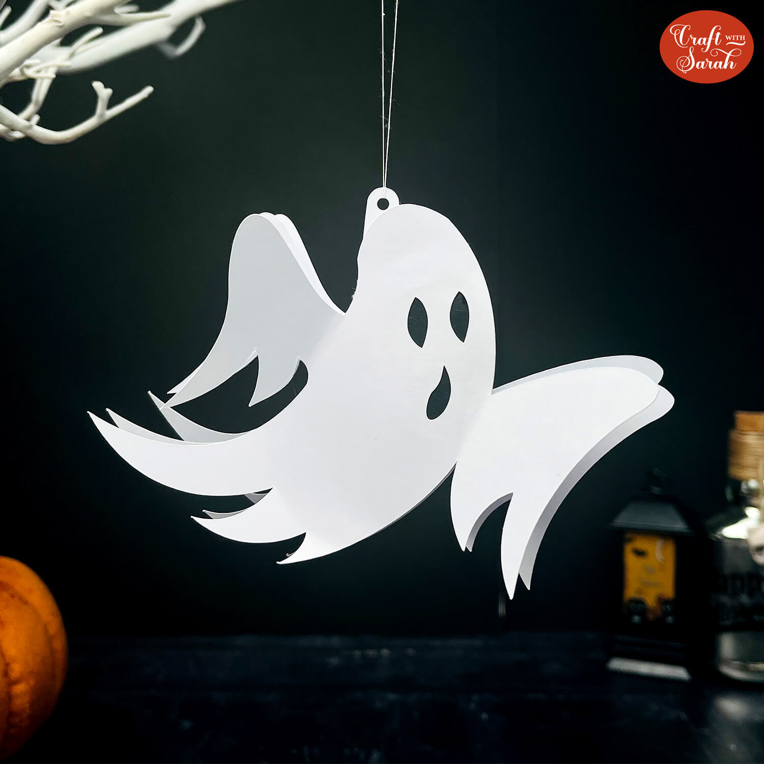 Hanging ghost decoration