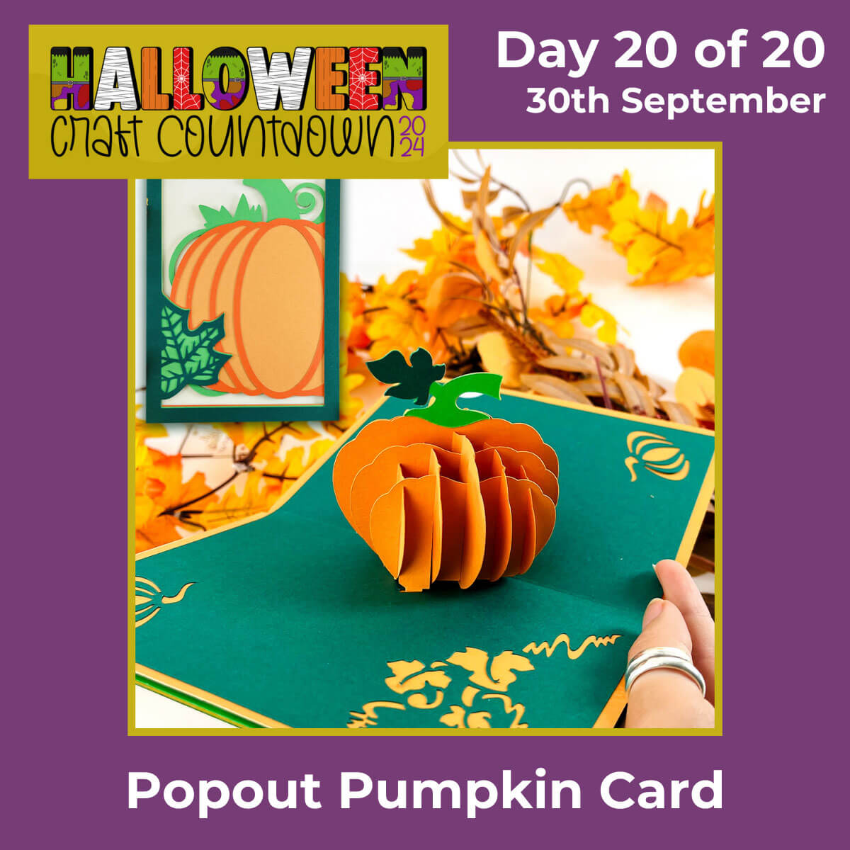 Pumpkin pop out card