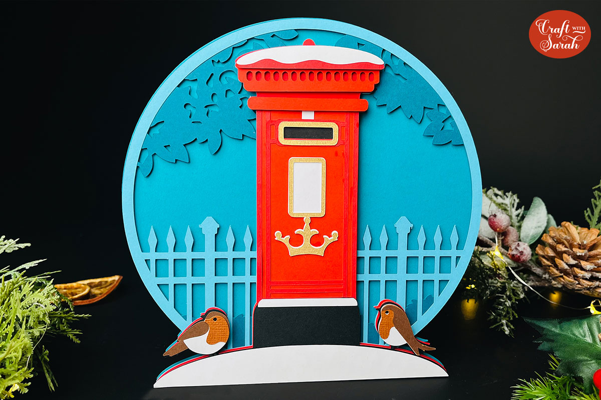 Winter Postbox Layered Design