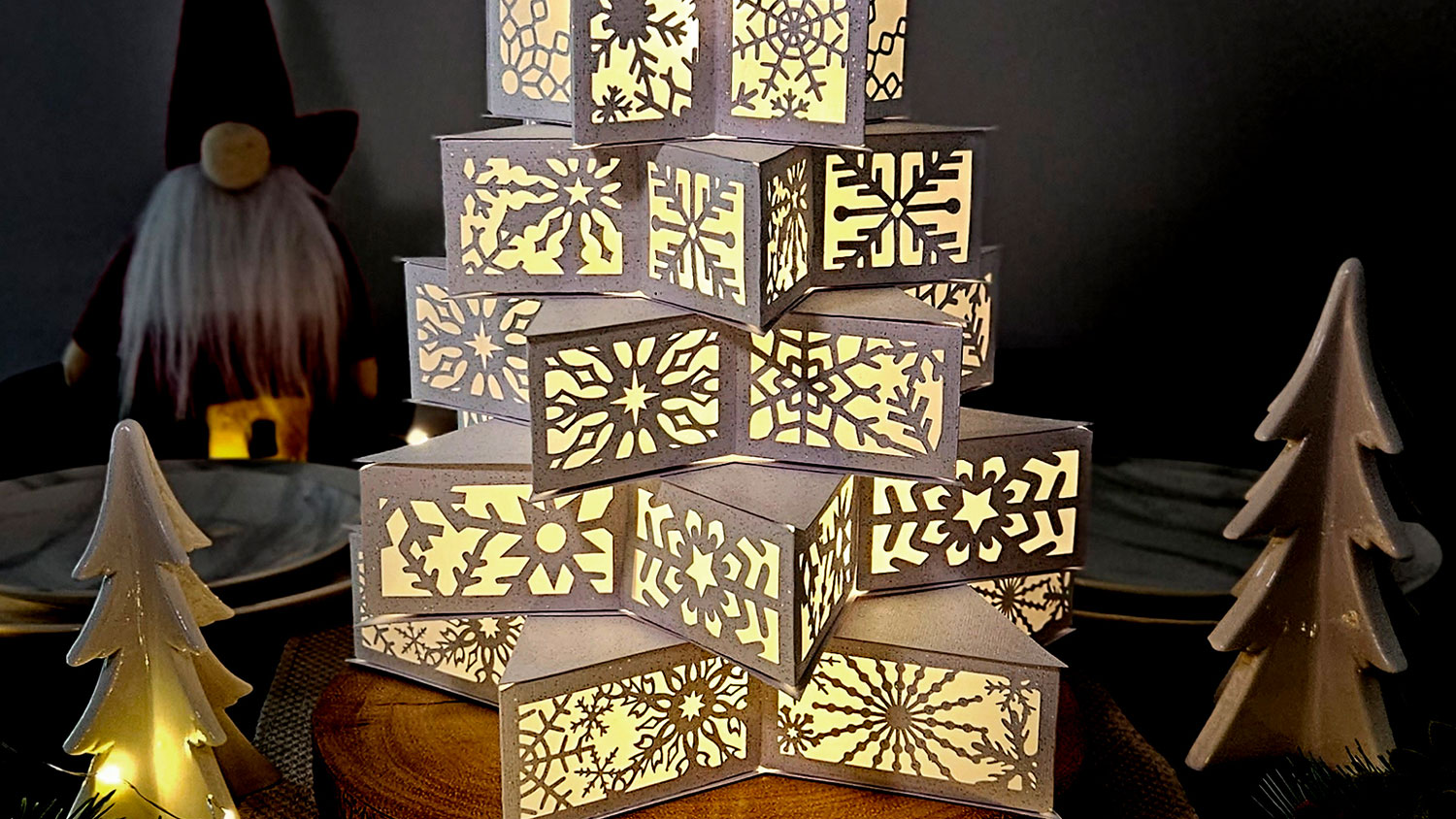 3D Star Tree Display